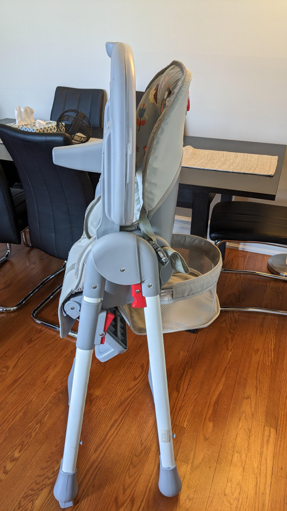 Living Basics High Chair with Tray and Storage - photo 4