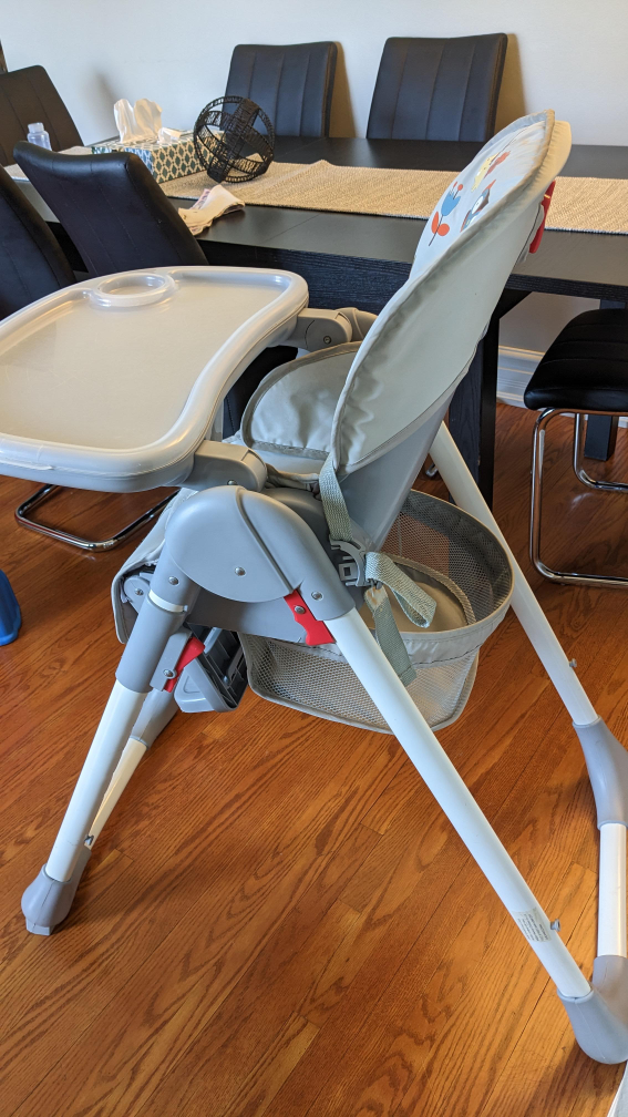 Living Basics High Chair with Tray and Storage - photo 5