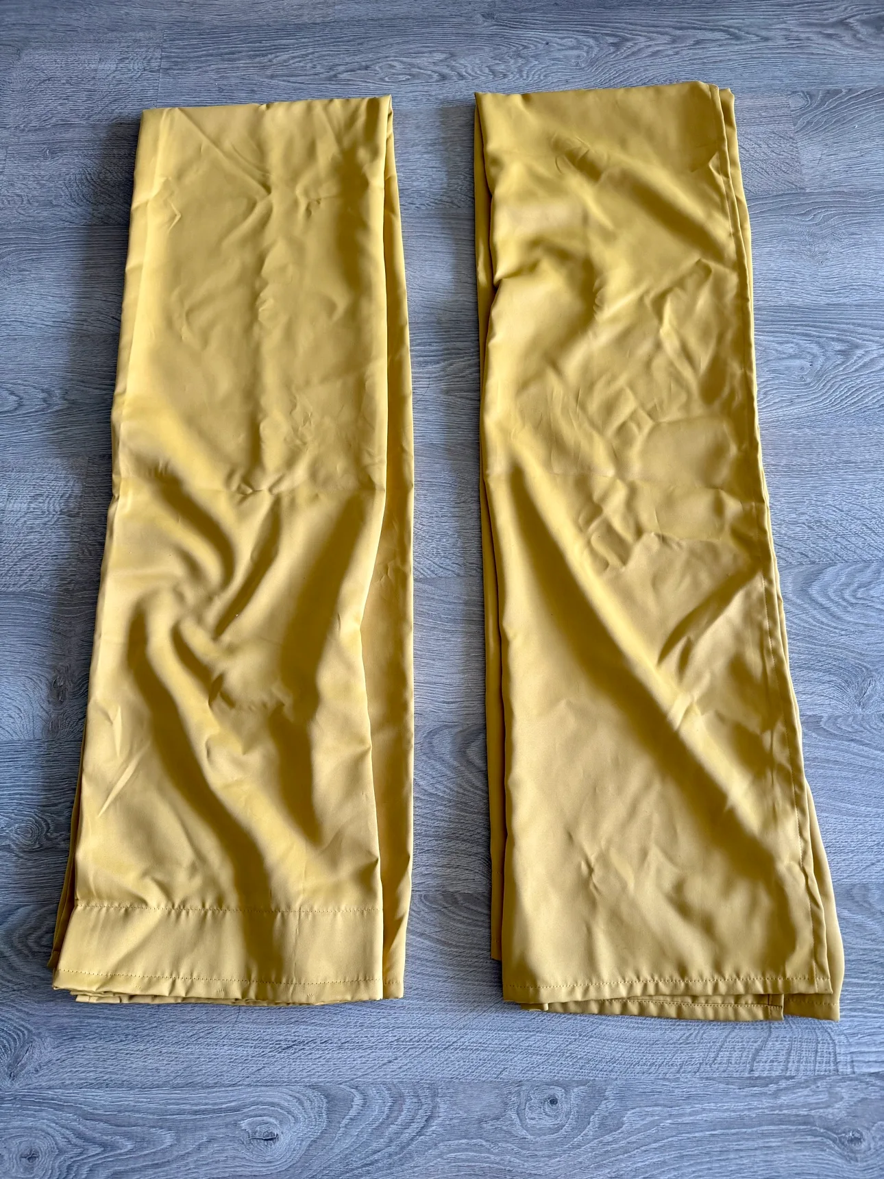 IKEA MAJGULL Blackout Curtains in Mustard Yellow thumbnail