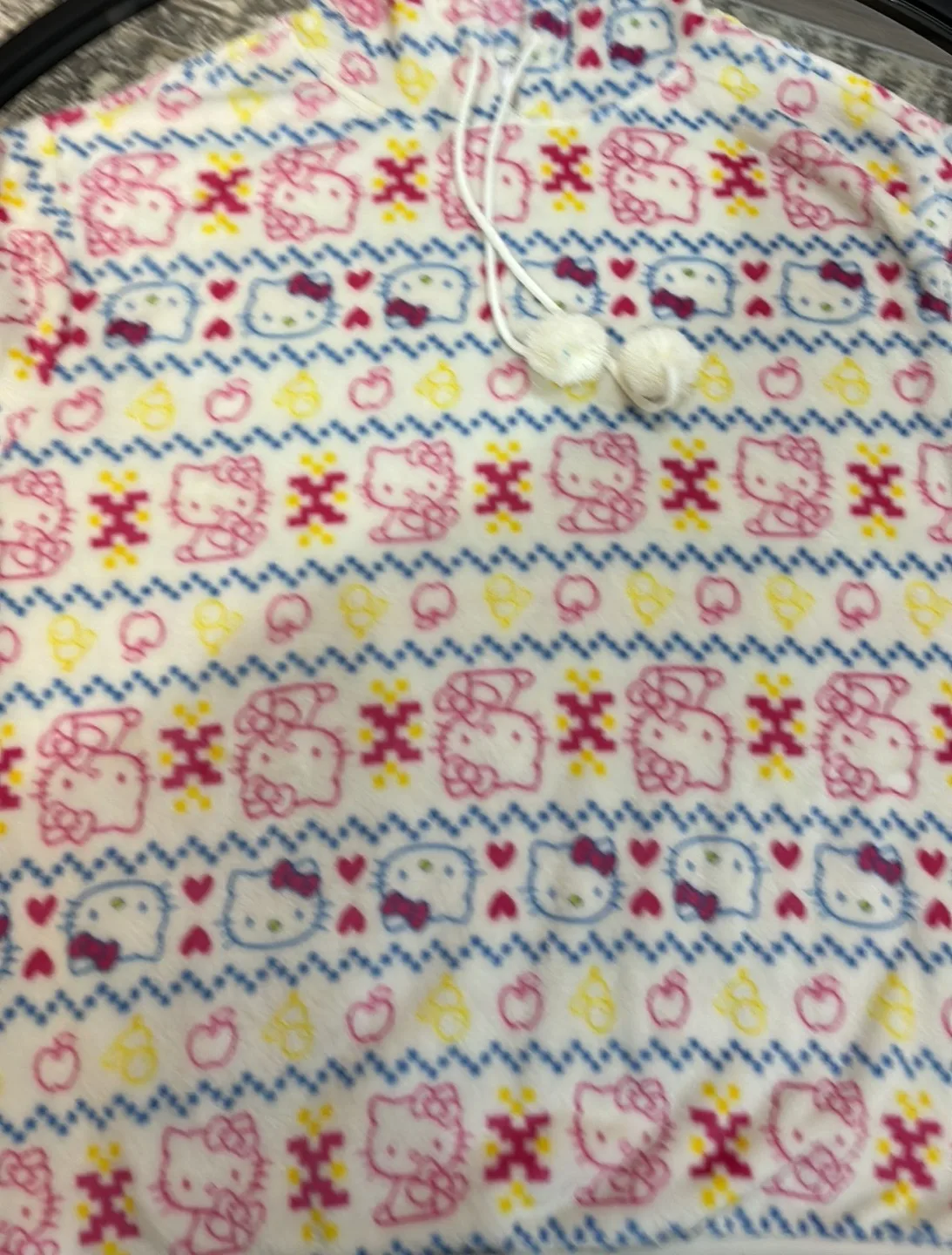 Hello Kitty Hoodie size medium fleece image indicator(2)