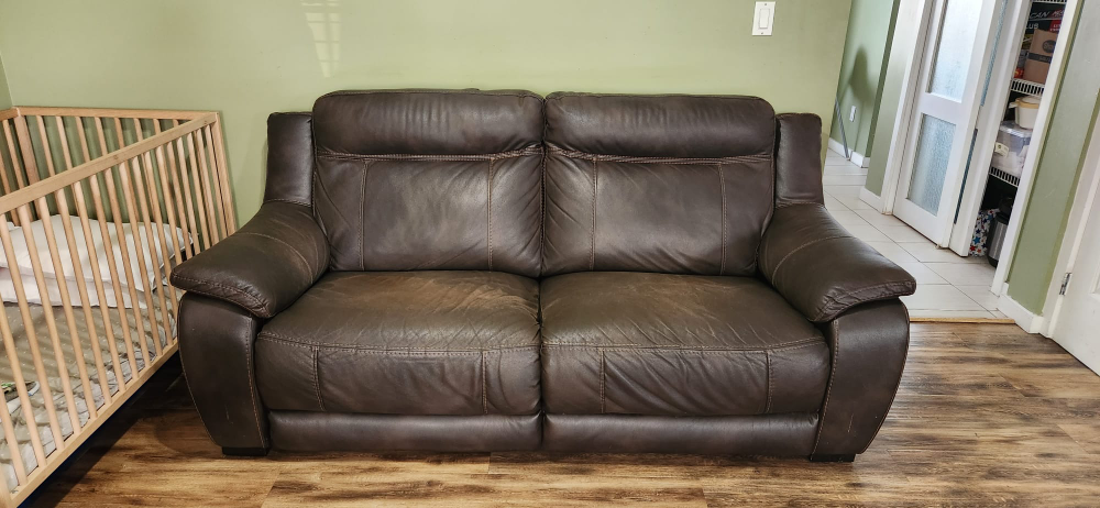 leather couch