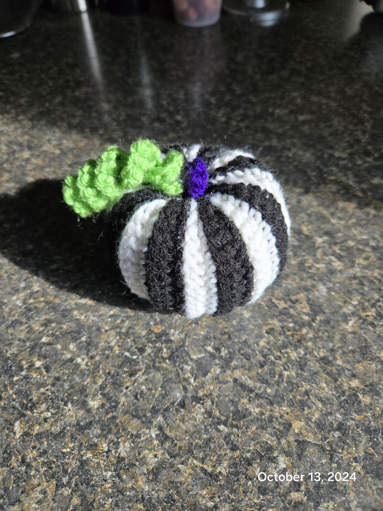Crocheted Pumpkin Decoration
