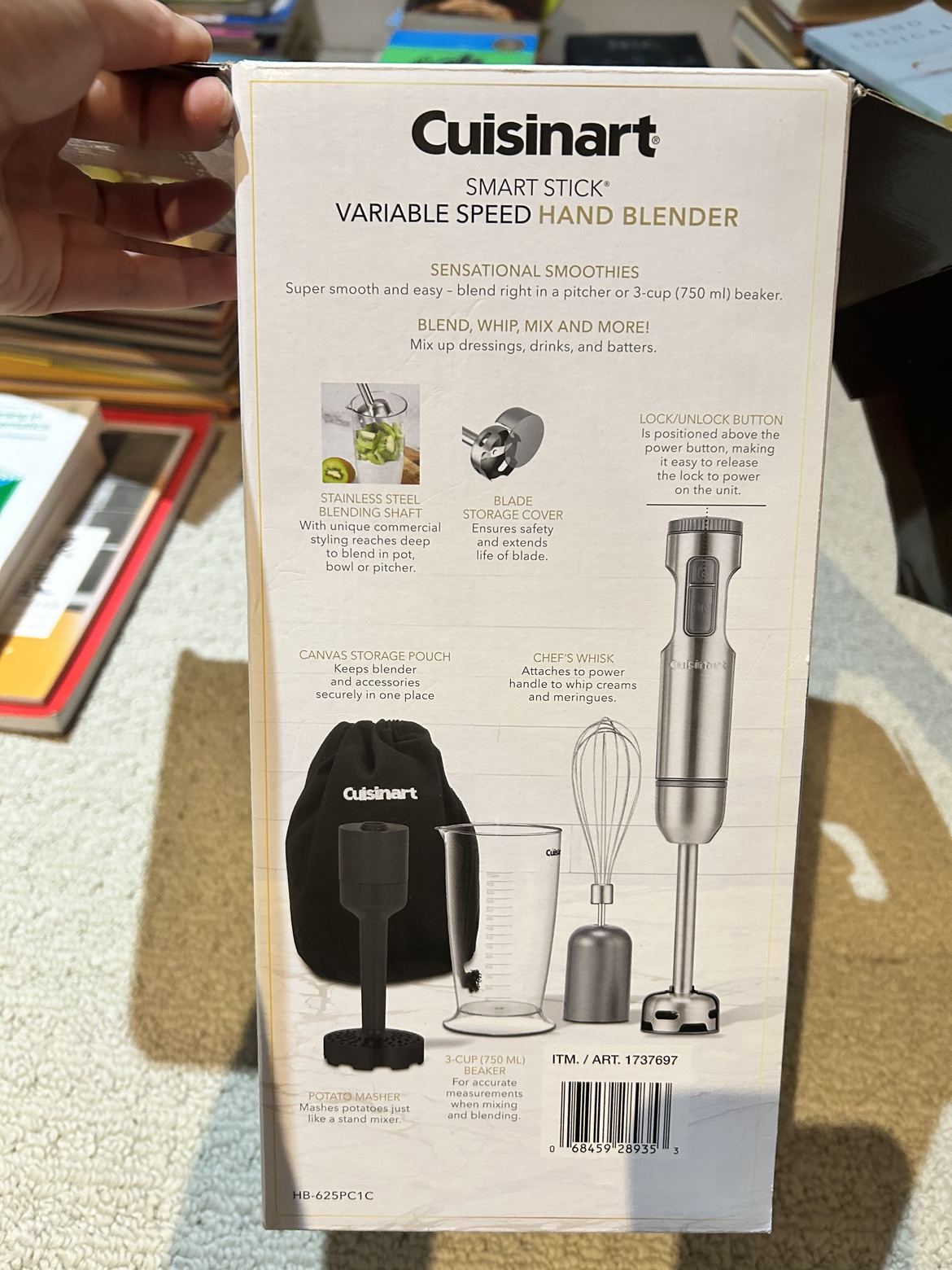 Cuisinart Smart Stick Variable Speed Hand Blender - photo 3