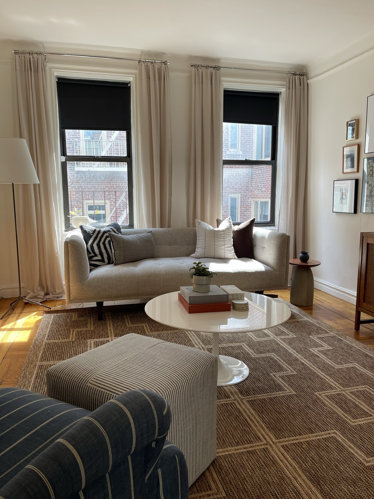 West Elm mid century sofa
