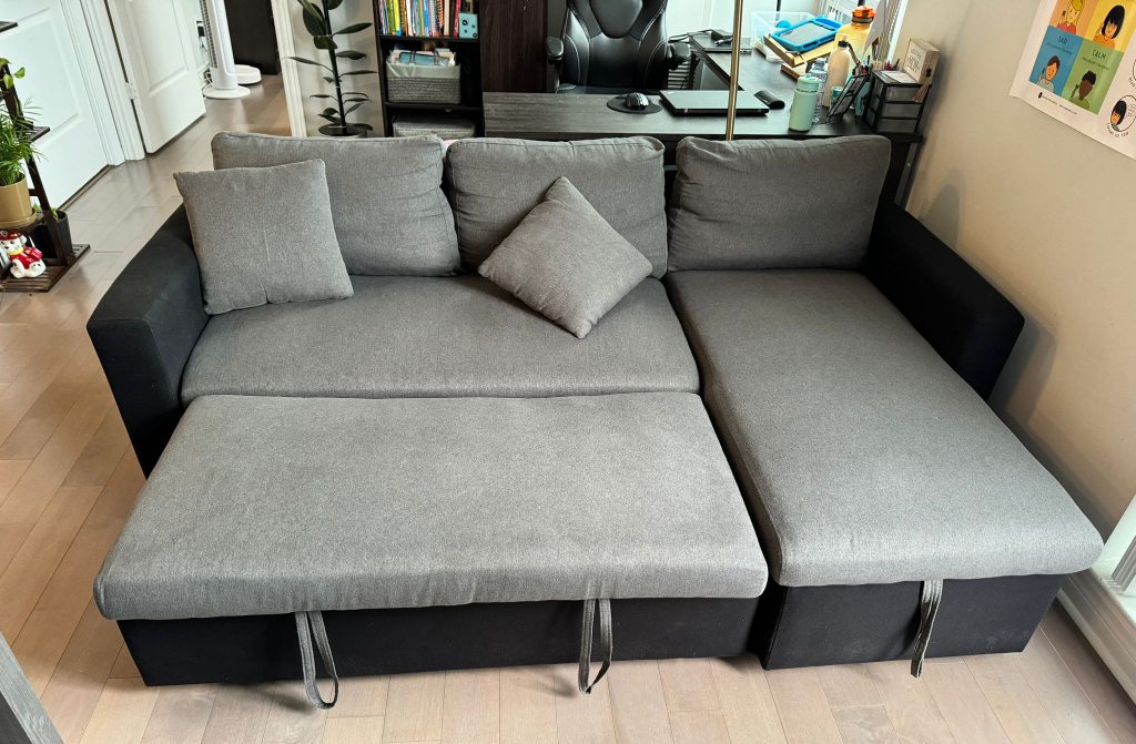 Sectional Couch with Pull-Out Bed - Moving Out Sale! - photo 5