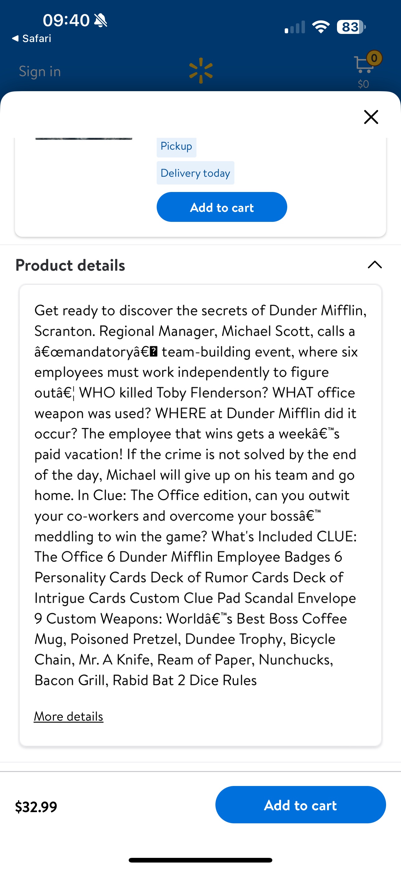 New / Sealed Clue - The Office Edition - photo 2
