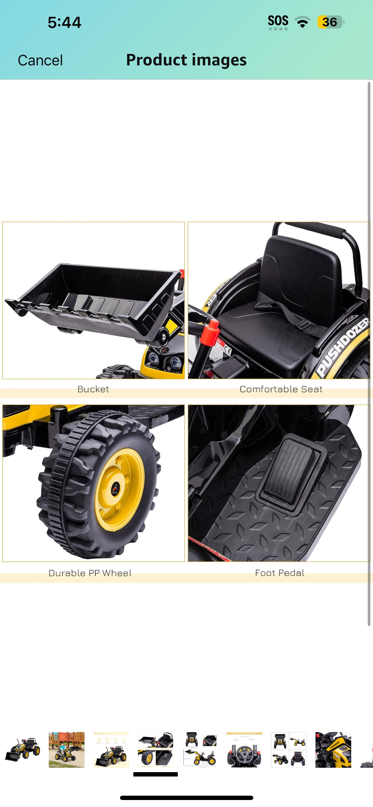 Kids Push Tractor - photo 4