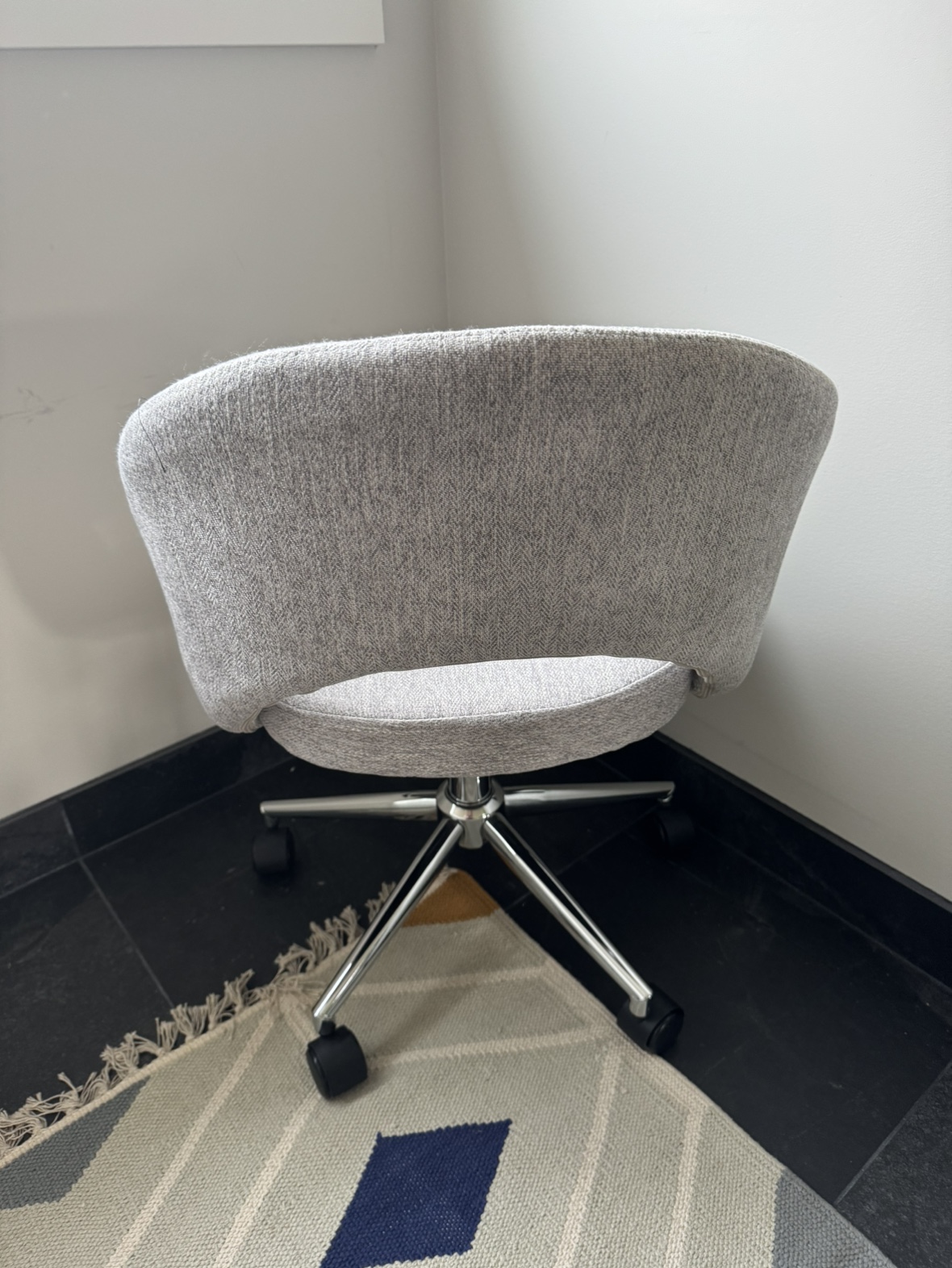 Grey Swivel Office Chair