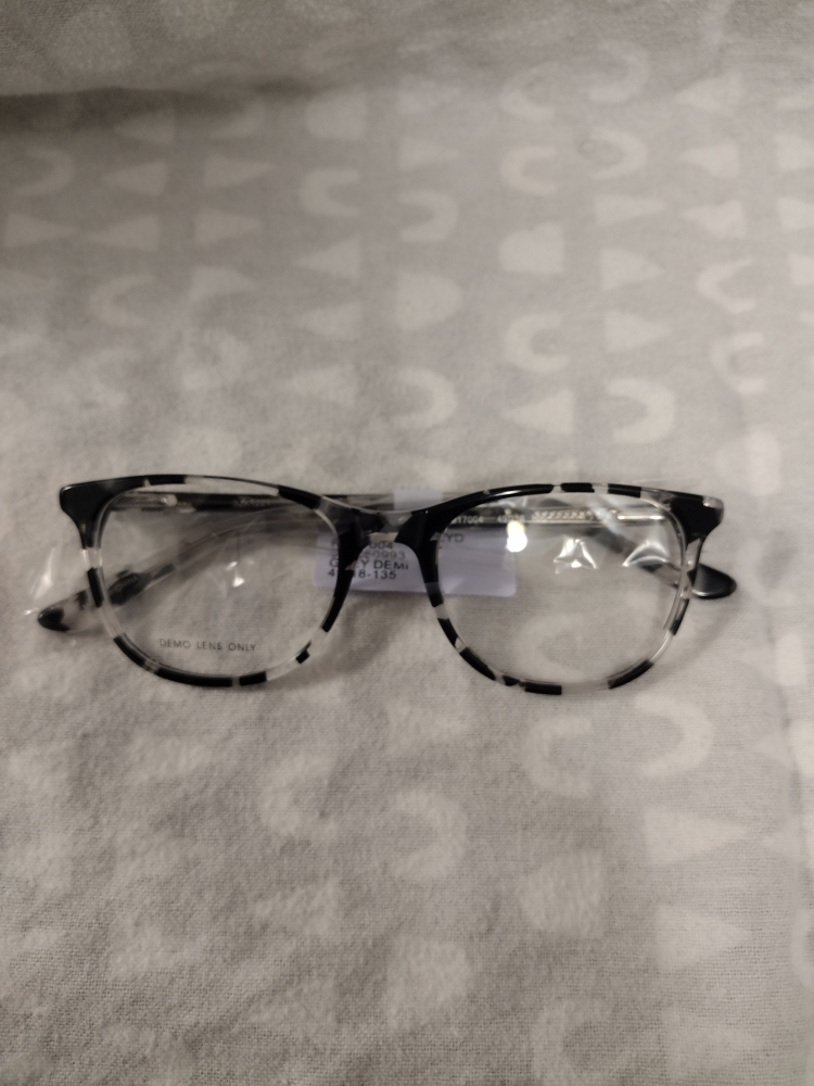 Black and White Tortoise Shell Eyeglasses - photo 2