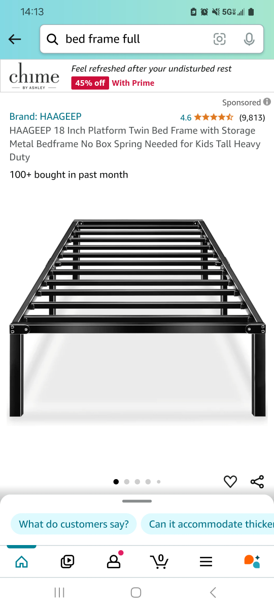 Twin Metal Bed Frame