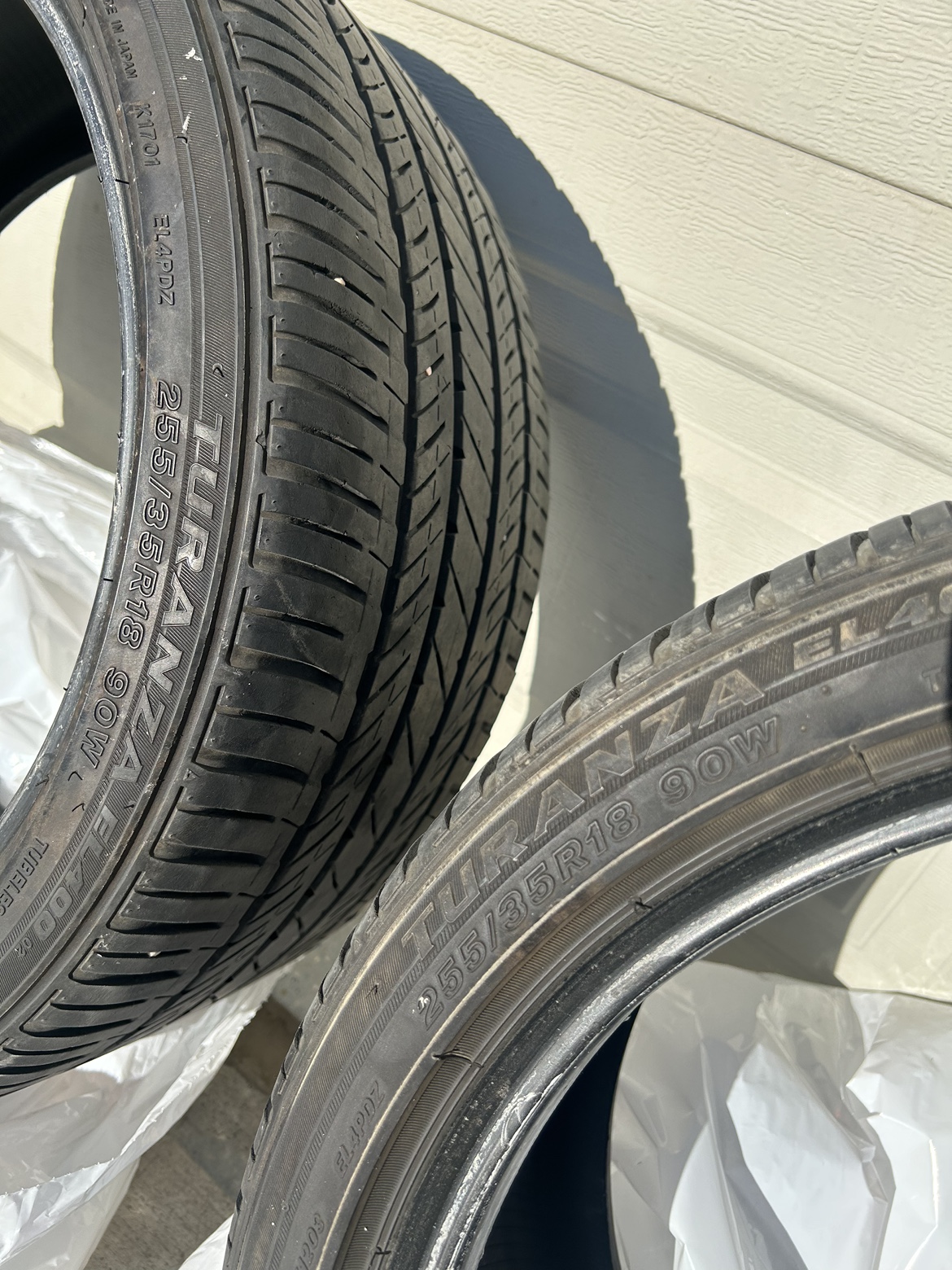 2 All Season Turanza Tires 255/35R/18 - photo 4