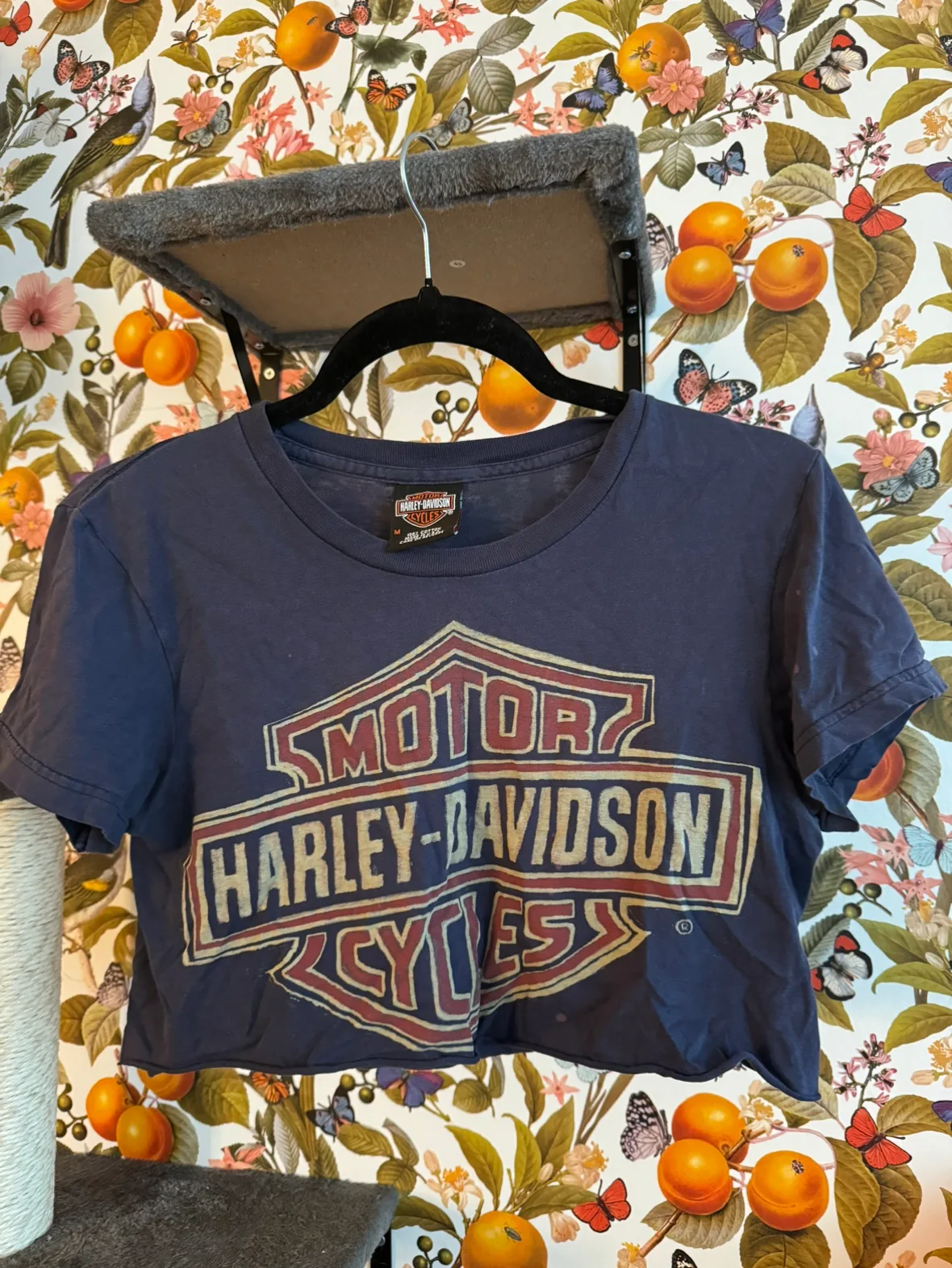Vintage Harley Davidson Crop Top thumbnail