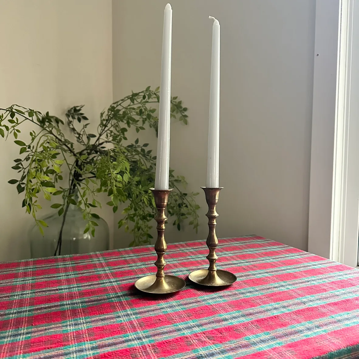 Set of 2 Brass Candle sticks/Holders