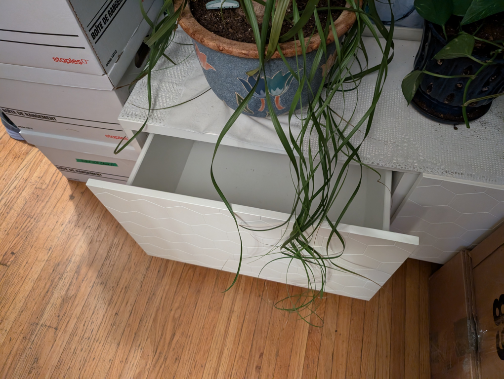 White credenza - 2 drawers - photo 3