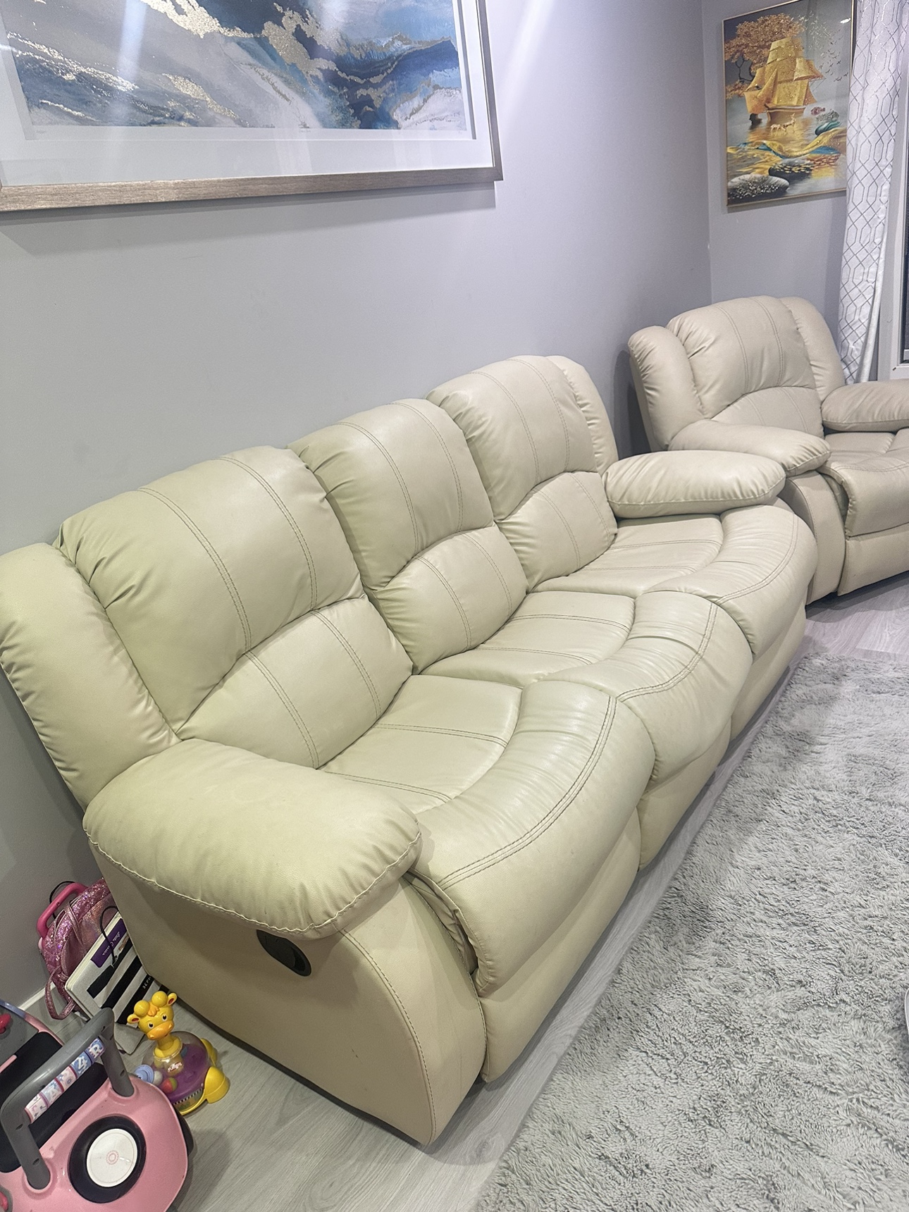 Sofa, loveseat & rocking chairs recliner