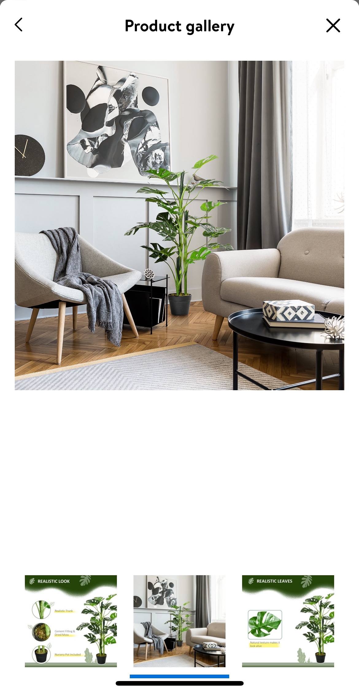 Artificial Monstera Plant - photo 3