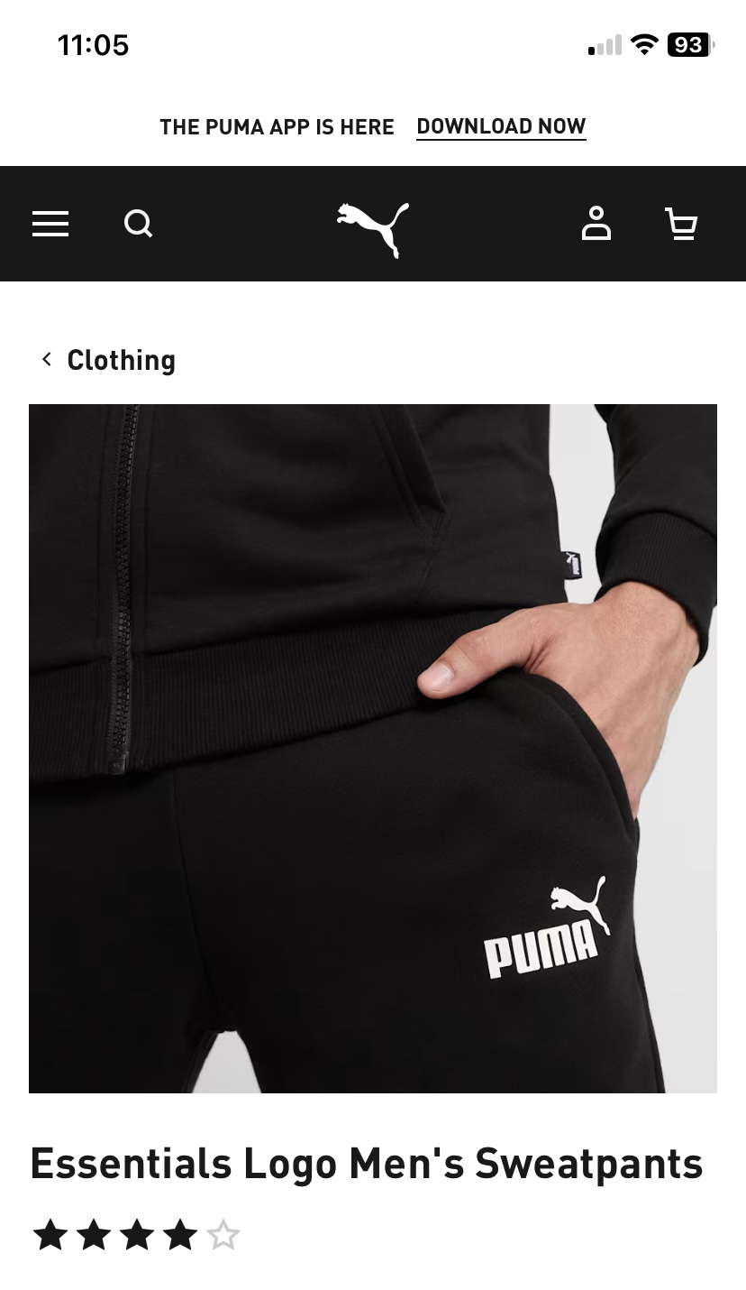 Puma Essentials Logo Sweatpants-brand new with tags - photo 3