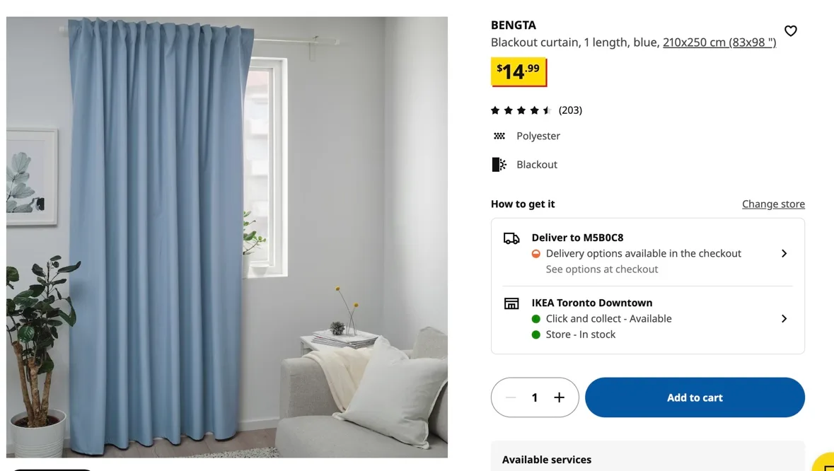 IKEA Curtain Rod Bracket image indicator(2)