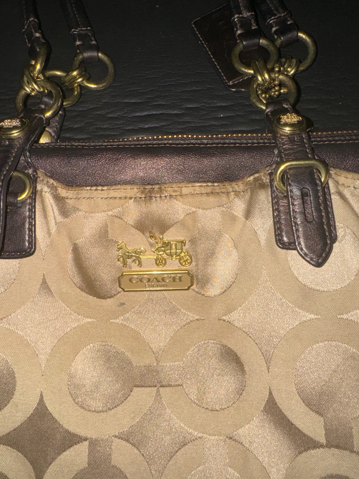 Coach Signature Tote Bag image indicator(2)