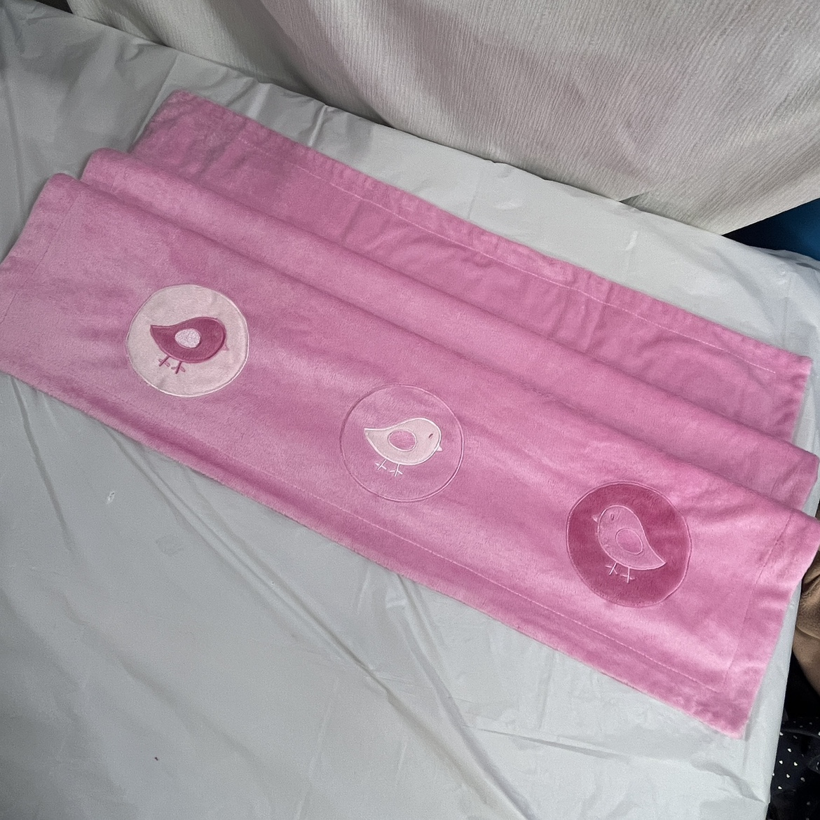 Petit Lem Pink Bird Blanket - photo 5