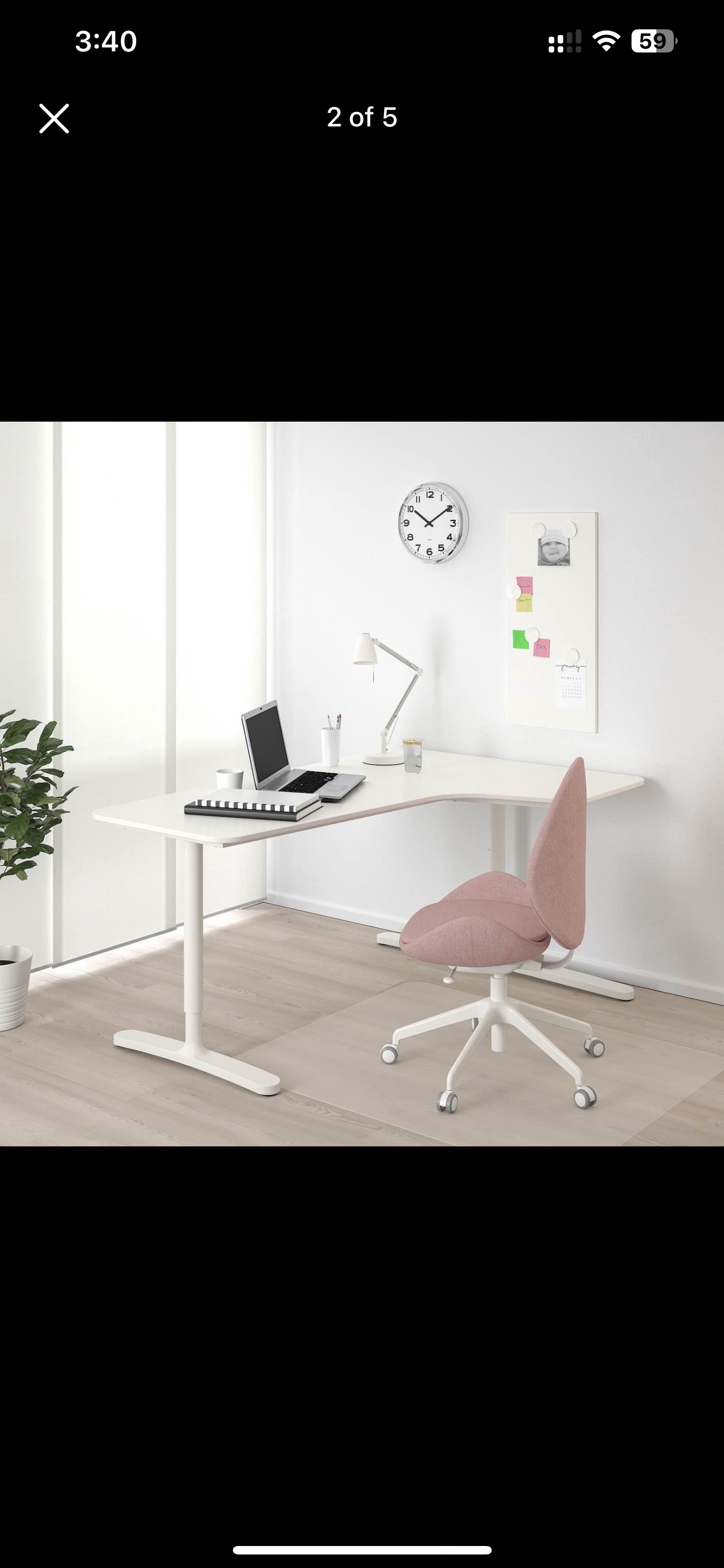 IKEA L-Shaped Desk - photo 3