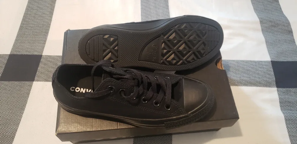 Converse All Star Black Low Top Sneakers image indicator(3)