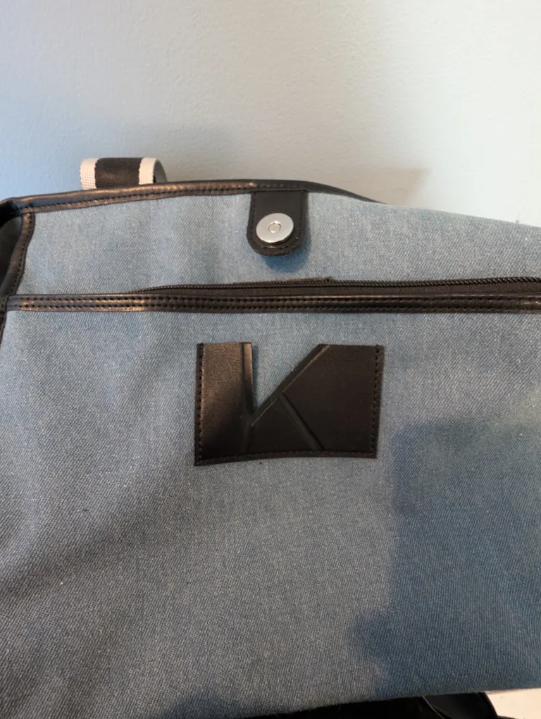 Large Denim Tote Bag image indicator(3)