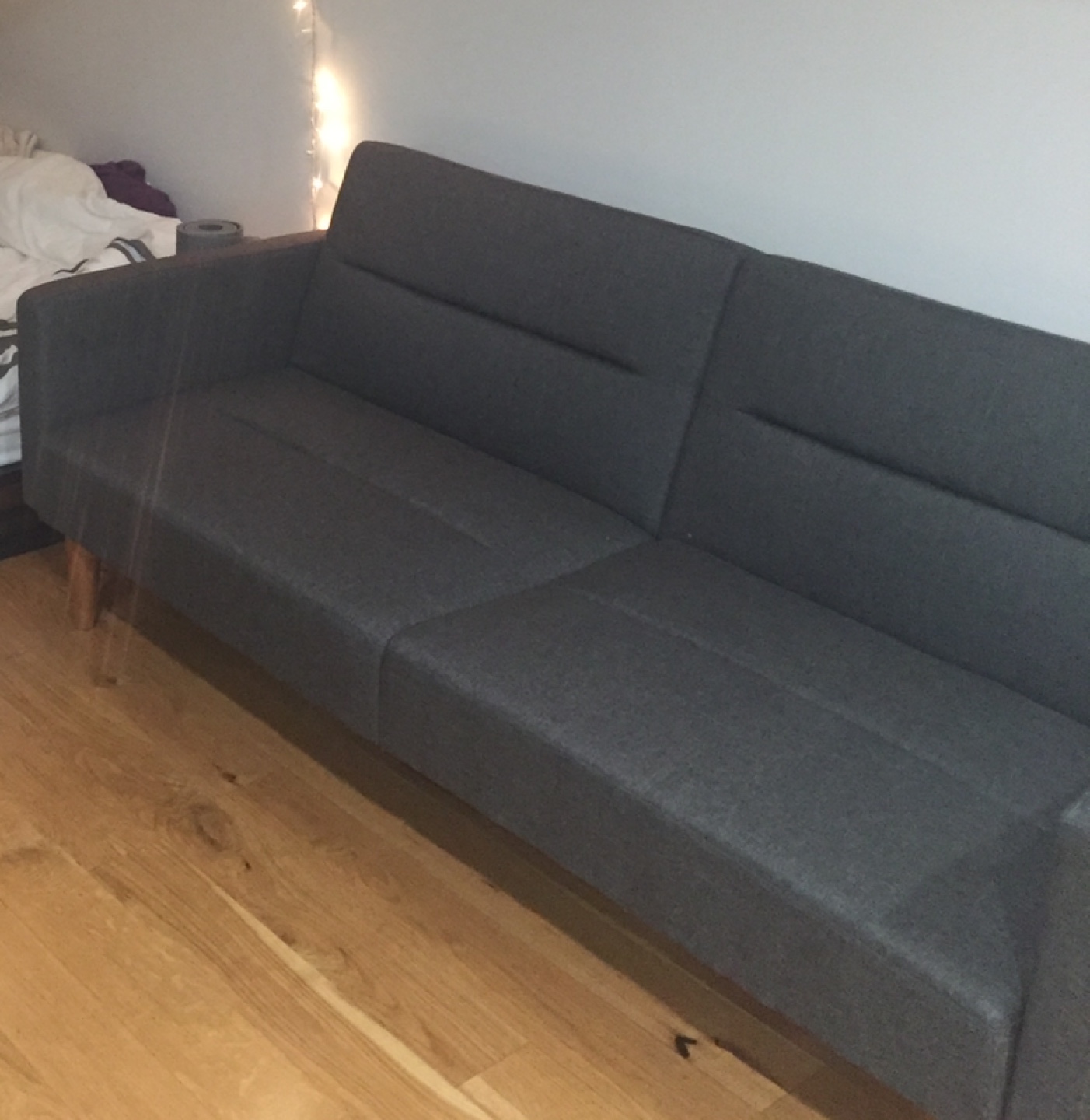 Grey Futon Sofa - photo 5