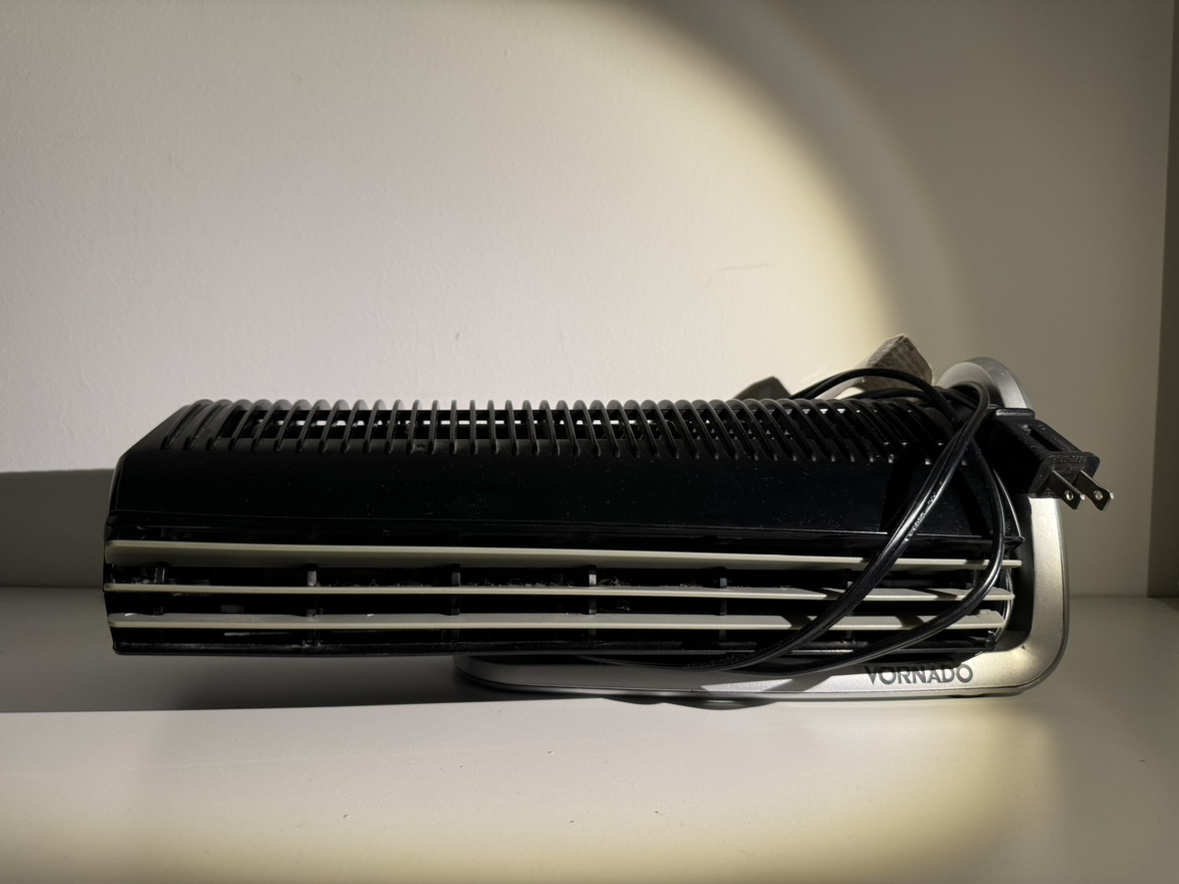Small desk fan black 4-speed - photo 2