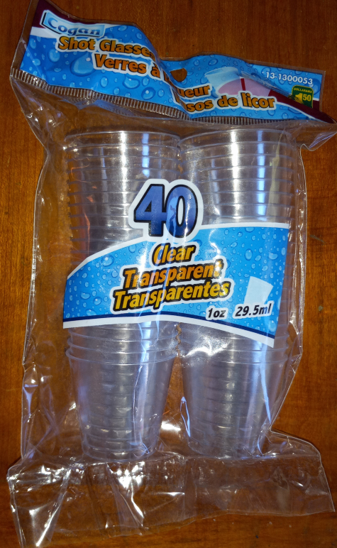 40 Plastic Shot Glasses
