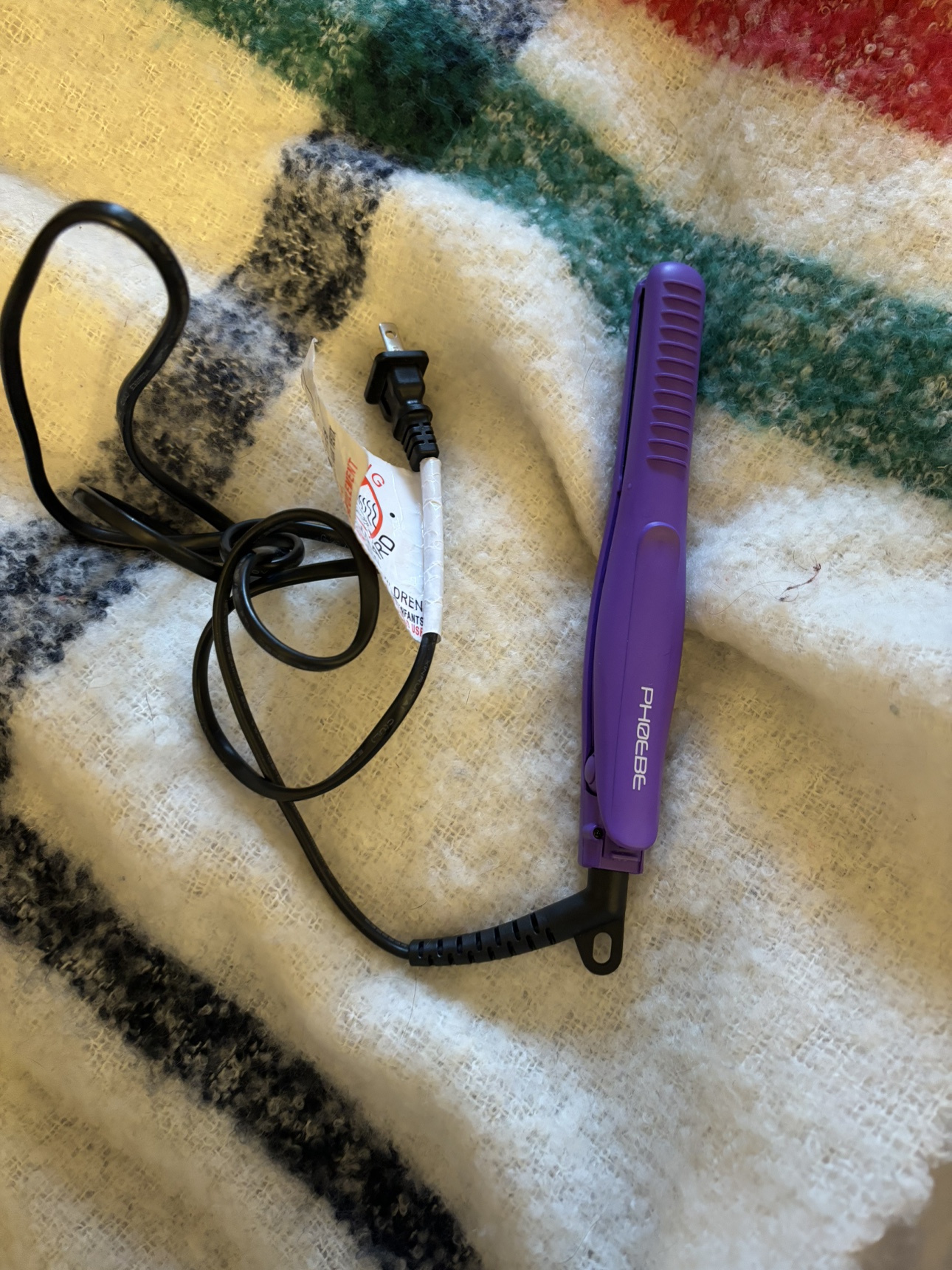 Purple  Phoebe Hair Straightener