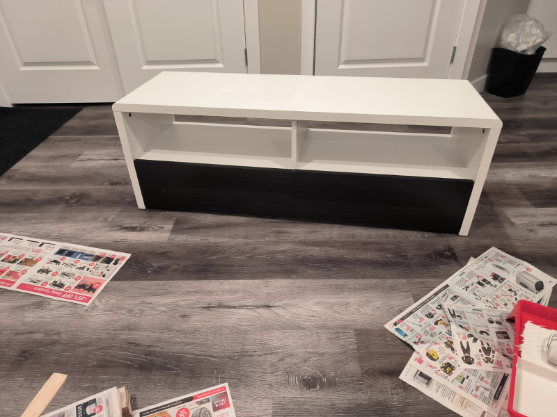 White TV Stand