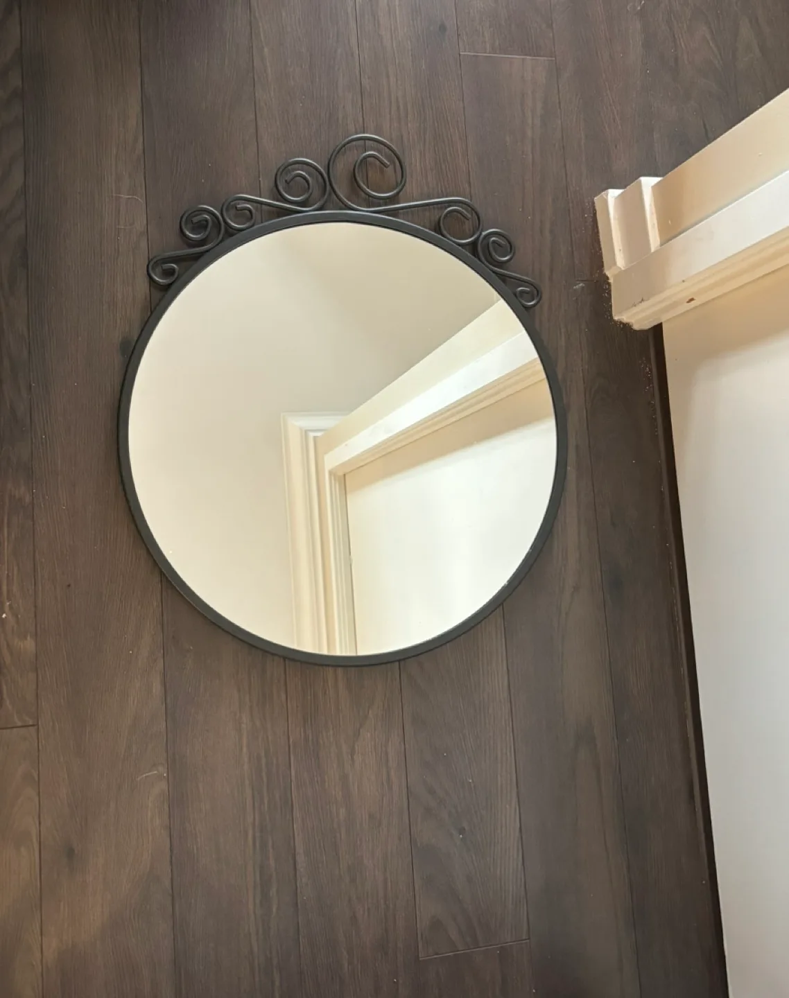 Round Ornate Mirror - MOVING SALE thumbnail