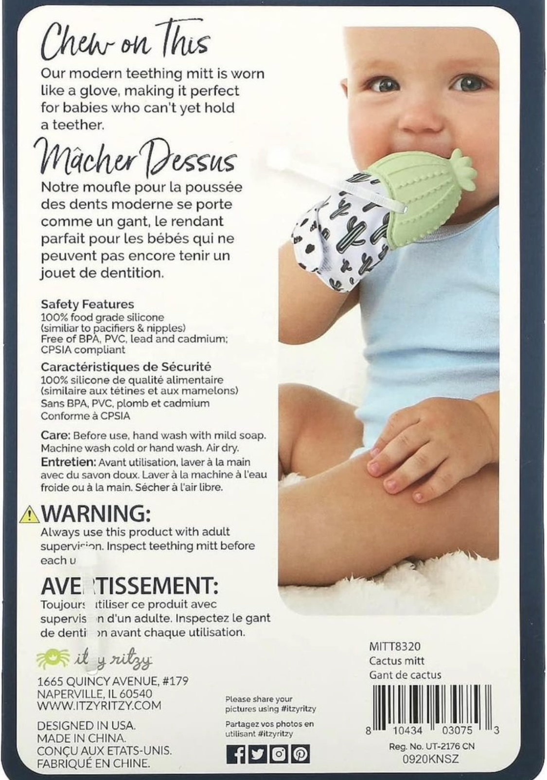 Itzy Ritzy Cactus Mitt Teether - photo 3