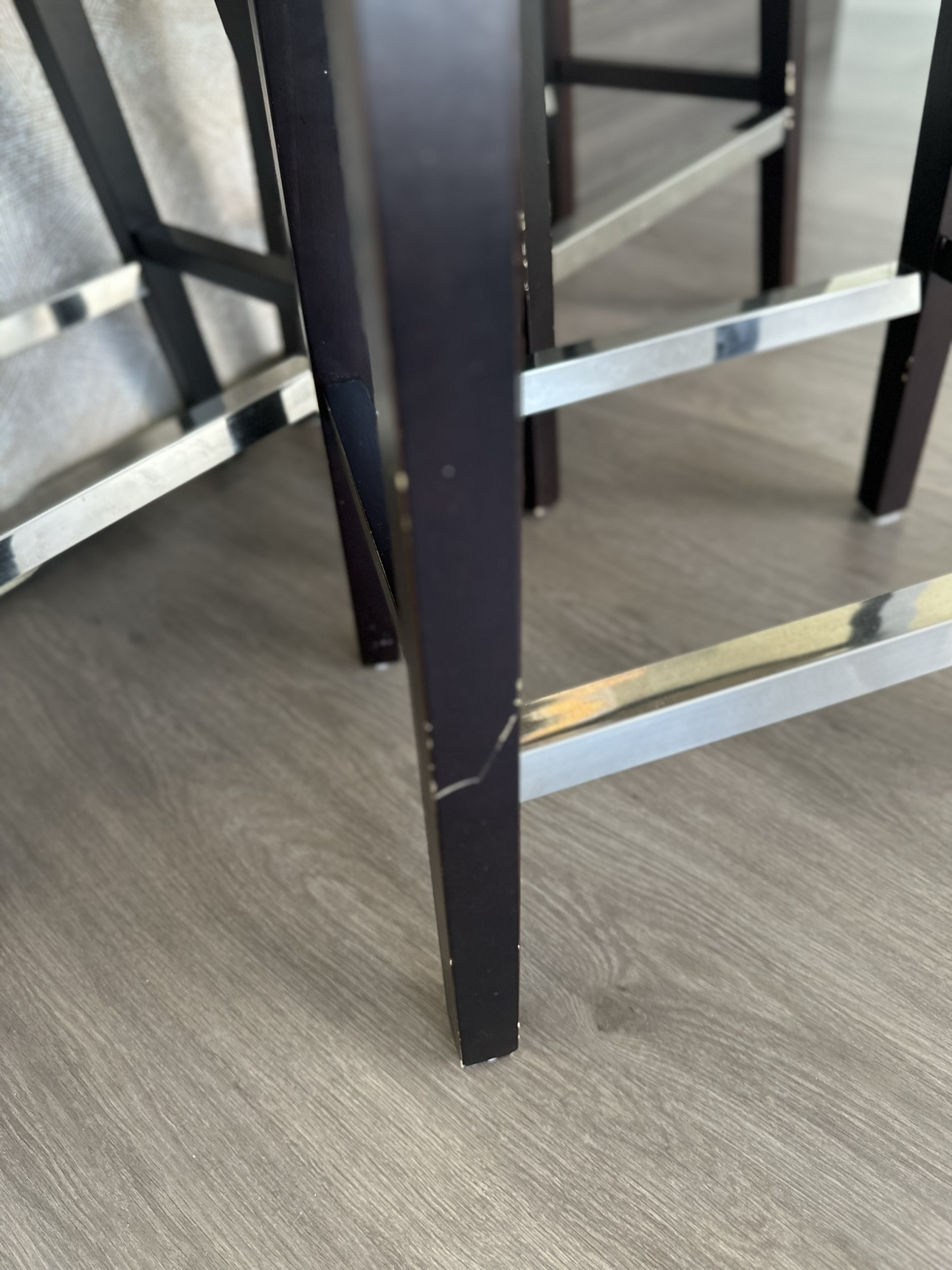 Set of 3 Bar Stools - photo 3