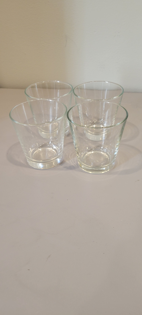 Set of 4 Glass Tumblers ##freecycle