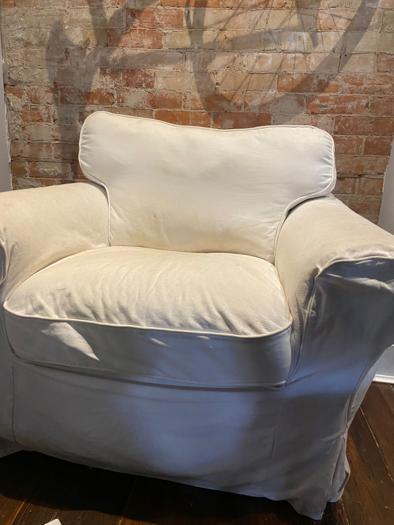 Ikea Ektorp White Armchair