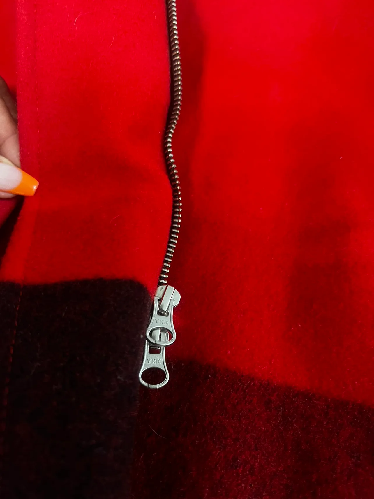 Hudson's Bay Red and Black Olympic Coat image indicator(3)