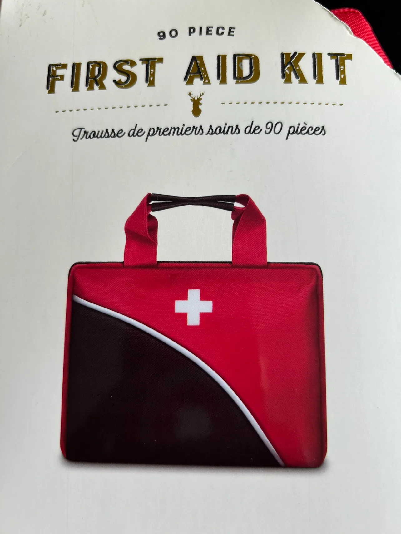 90 Piece First Aid Kit thumbnail