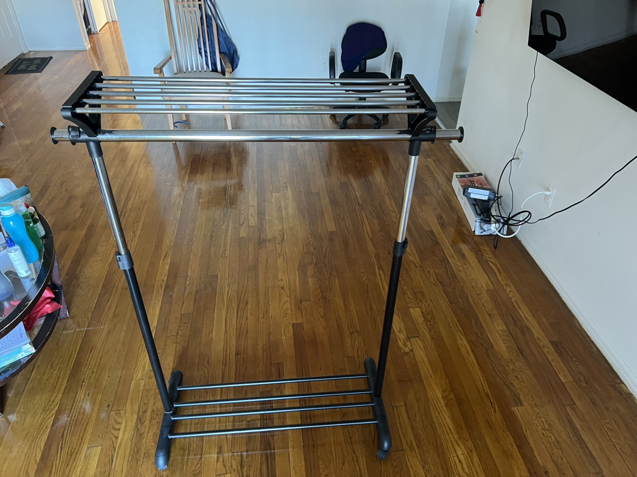 Clothing Rack with Shelf