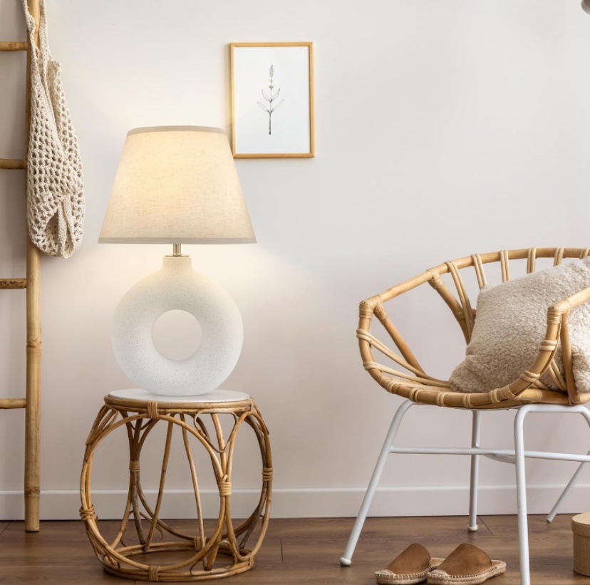 3-Color Temperature Table Lamp with Ceramic Base - photo 5