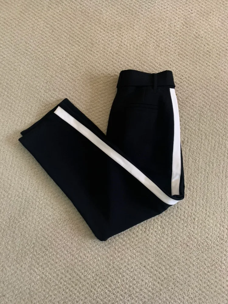 Wilfred Black Side Stripe Pants image indicator(4)
