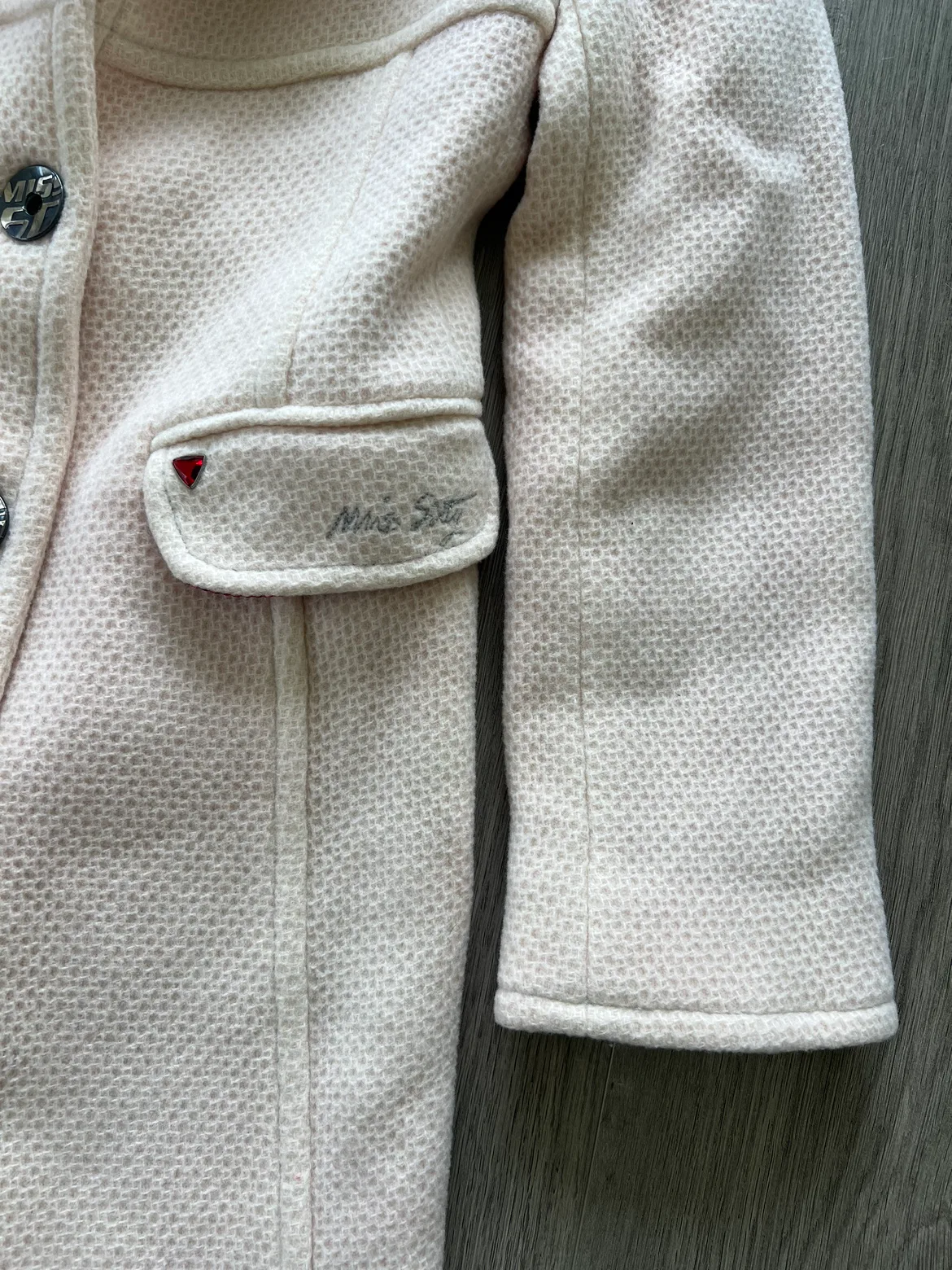 Miss Sixty White Trench Coat Kids 10 Years image indicator(2)