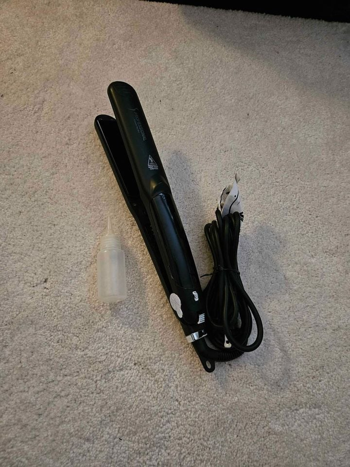 steam hair straightener