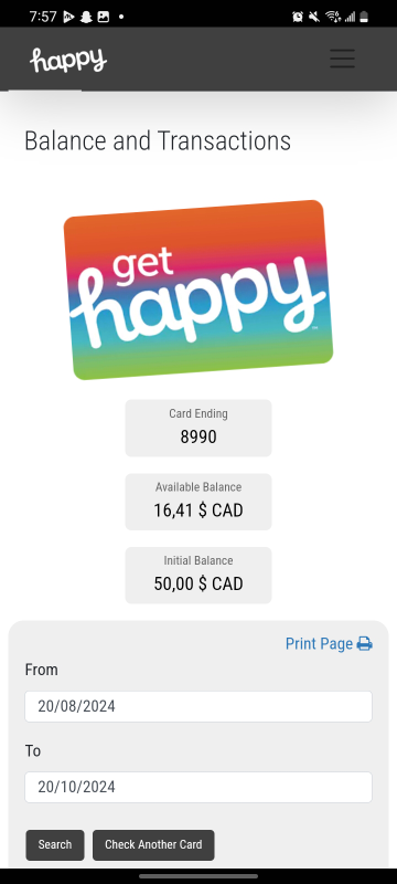 Happy Gift Card - $16.41 - photo 2