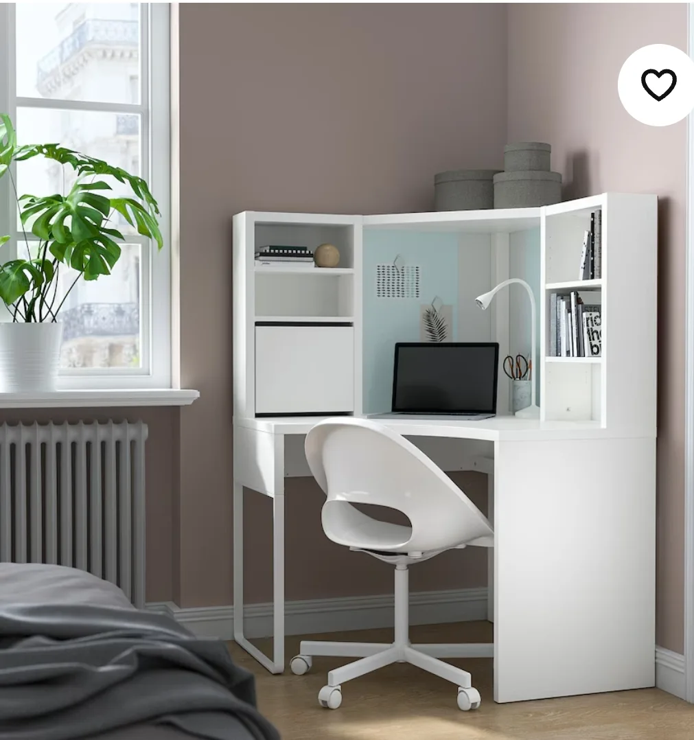 new IKEA Corner office Desk with Storage thumbnail