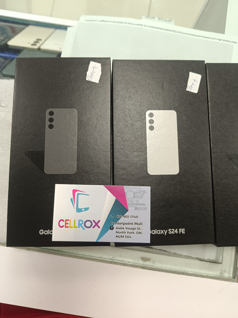 Samsung Galaxy S24 FE sealed box with 2 year Samsung warranty