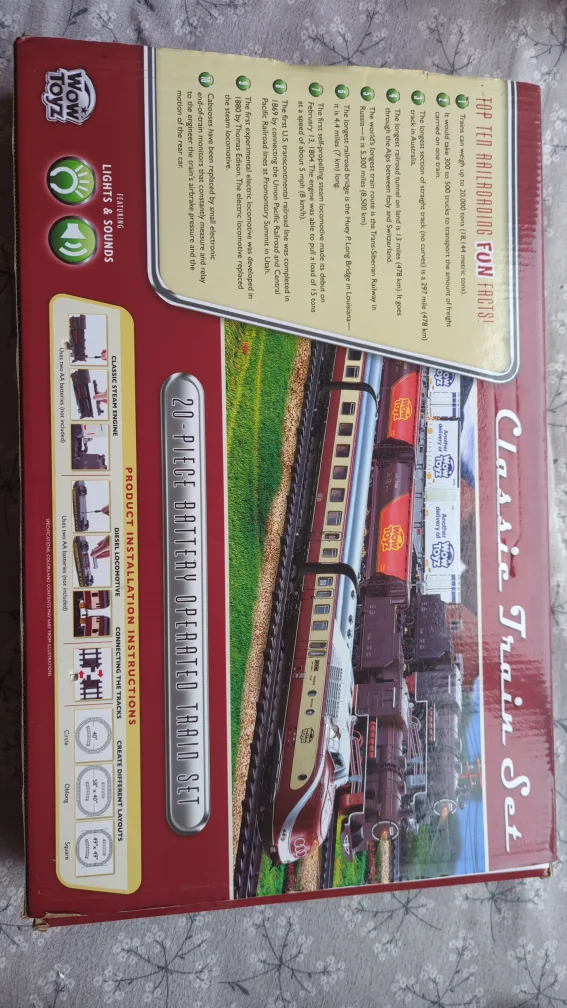 20 Piece Battery Operated Train Set thumbnail