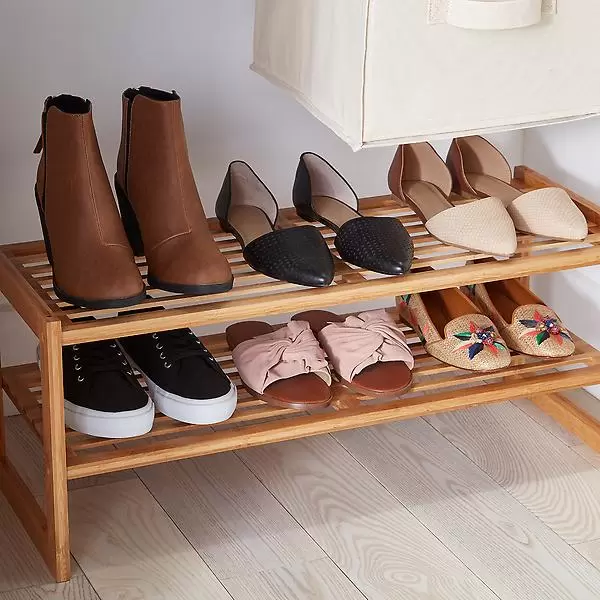 Bamboo Shoe Rack