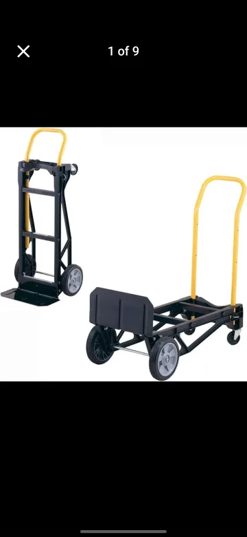 400 LB Capacity Dual Hand Truck & Dolly with 8" Wheels thumbnail